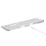 Bluetooth Keyboard Factory - Spanish Ergonomic Transparent