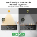 Solar Keyboard Factory - Aluminum Rechargeable Solar