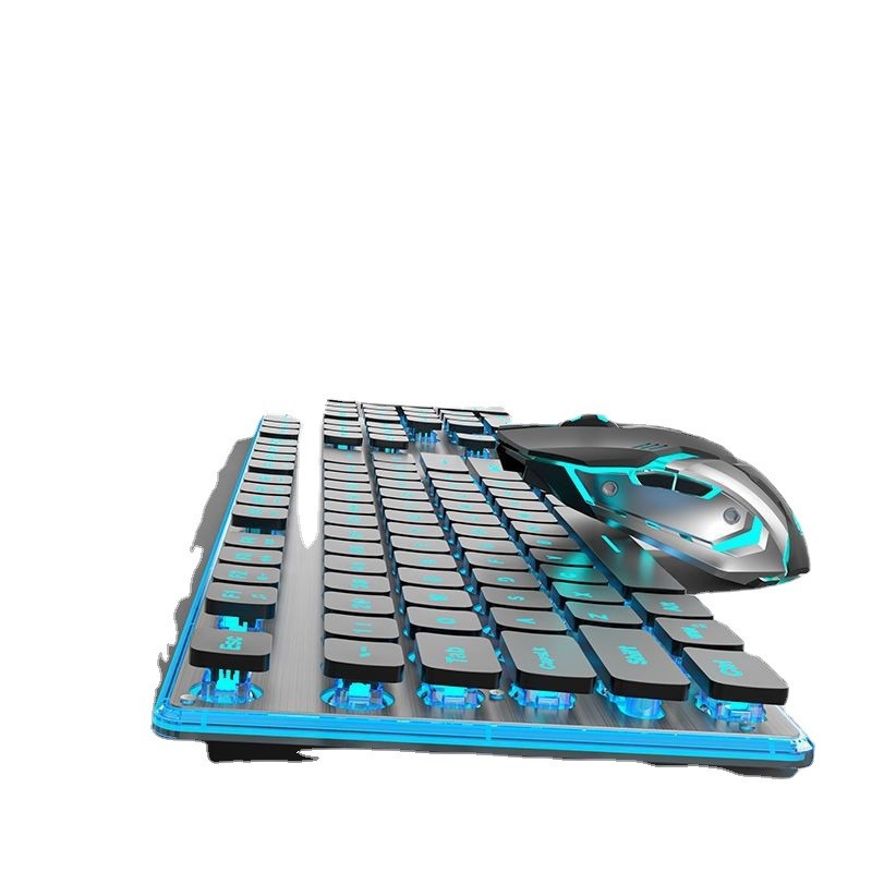 Keyboard Mouse Combo Factory - Ultra Thin 2.4Ghz Slim RGB Rechargeable