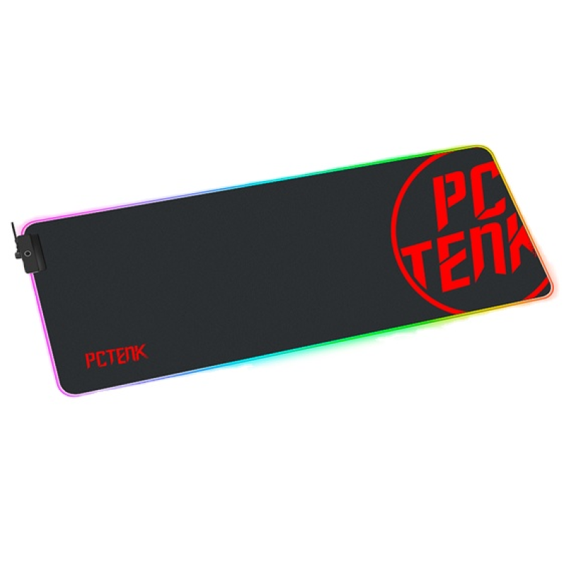 Mouse Pad Factory - Gaming Large USB RGB Natural Rubber Wrist Rest