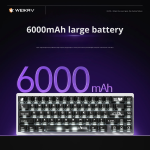 Mechanical Keyboard Manufacturer - Weikav Nut65 Wireless Aluminum 61 Keys