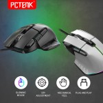 Gaming Keyboard Manufacturer - Rainbow Backlit Wired Brown Axis Pink