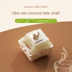 Keyboard Switches Manufacturer - Weikav Customized Coconut Latte Linear