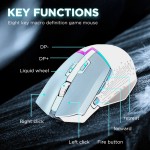 Gaming Mouse Manufacturer - Pixart 3311 Wireless RGB Optical ABS