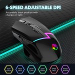 Gaming Mouse Manufacturer - XM98R Ergonomic Wireless Dual Mode 7 Button
