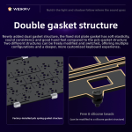 Mechanical Keyboard Manufacturer - Weikav Nut65 Wireless Aluminum 61 Keys