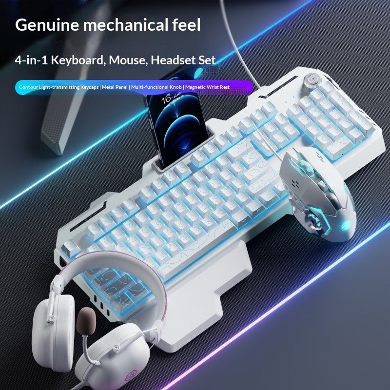 Keyboard Mouse Combo Factory - EWEADN GX810 Mechanical Feeling 104 Key