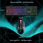Keyboard Mouse Combo Factory - PCTENK XD82R Wireless Mini Rainbow