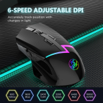 Gaming Mouse Manufacturer - XM98R Ergonomic Wireless Dual Mode 7 Button