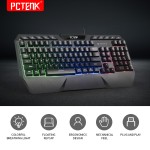 Gaming Keyboard Manufacturer - Rainbow Backlit Wired Brown Axis Pink