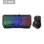 Gaming Keyboard Manufacturer - Rainbow Backlit Wired Brown Axis Pink