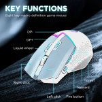 Gaming Mouse Factory - 2.4GHz 7 Button Paw3311 12000 DPI Custom
