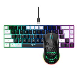 Keyboard Mouse Set Factory - HXSJ Lightweight Honeycomb