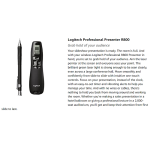 Laser Pointer Manufacturer - Logitech R800 Presenter LCD Display