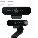 Webcam Manufacturer - Logitech C1000E BRIO 4K Ultra HD