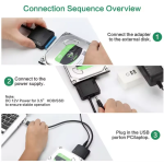 SATA Adapter Factory - USB 3.0 to Sata Cable