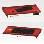 Gaming Keyboard Supplier - BAJEAL K74 Custom Full