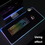 Mouse Pad Manufacturer - Large Black Mousepad RGB