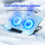 Laptop Cooler Factory - N22 Hot Sale Dual Silent LED