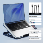 Laptop Cooling Pad Factory - N22 USB Powered Dual Fans