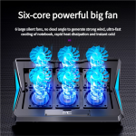 Laptop Cooling Bracket Factory - Q3 Adjustable 6 Level 6 Fan