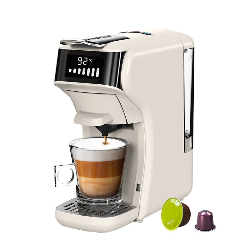 H1B Electric Italian Concentrated Powder Capsule Coffee Machine Small Household Dual-Warm and Dual-Cold Coffee Feature