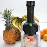 儿童家用自动冰淇淋机手动动力自制冰淇淋机