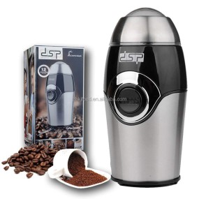 Small Stainless Steel Electric Bean Grinder Automatic Household and Hotel Use Coffee Grinding Machine