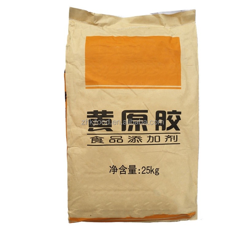 High Viscosity 99% Xanthan Gum Food Grade Stabilizer 25kg Original Package for Stock Food Beverage & Baking Thickener