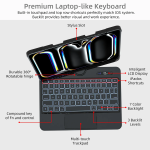 iPad Case Supplier - 360 Rotating Keyboard Case