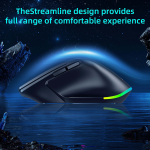 Gaming Mouse Manufacturer - 2.4G+BT Wireless 6D