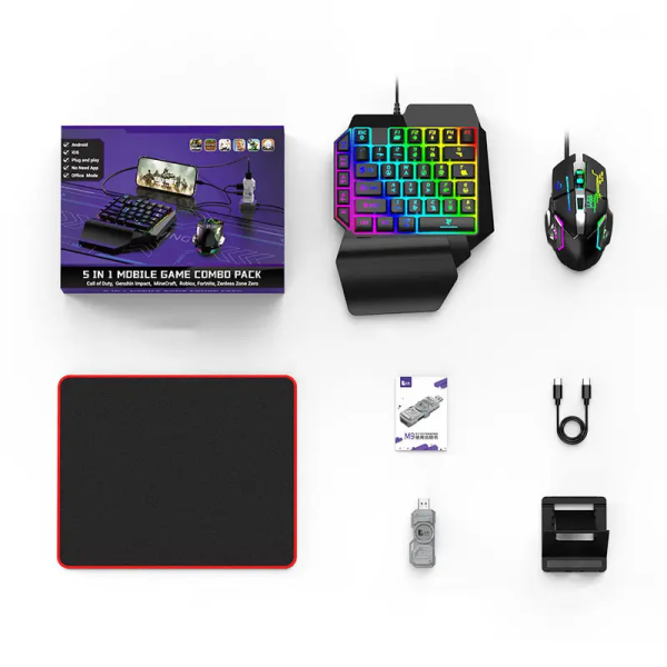 Gaming Set Factory - M9 Gaming Keyboard 5-in-1