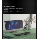 Foldable Keyboard Supplier - Ergonomic Foldable Wireless