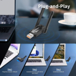 WiFi Adapter Supplier - 900Mbps 2-in-1 USB WiFi