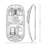 Transparent Mouse Factory - New Arrival Rechargeable