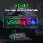 Gaming Keyboard Manufacturer - 104 Key LED Backlight Mechanical