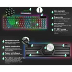 Keyboard Mouse Combo Factory - New Full Size RGB Wired