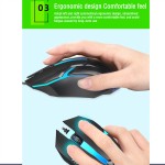 Keyboard Mouse Combo Factory - New Full Size RGB Wired