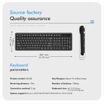 Keyboard Mouse Combo Manufacturer - FCC ROHS Certified USB