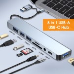 Multiport Dock Manufacturer - 8-in-1 USB 3.0 TYPE-C