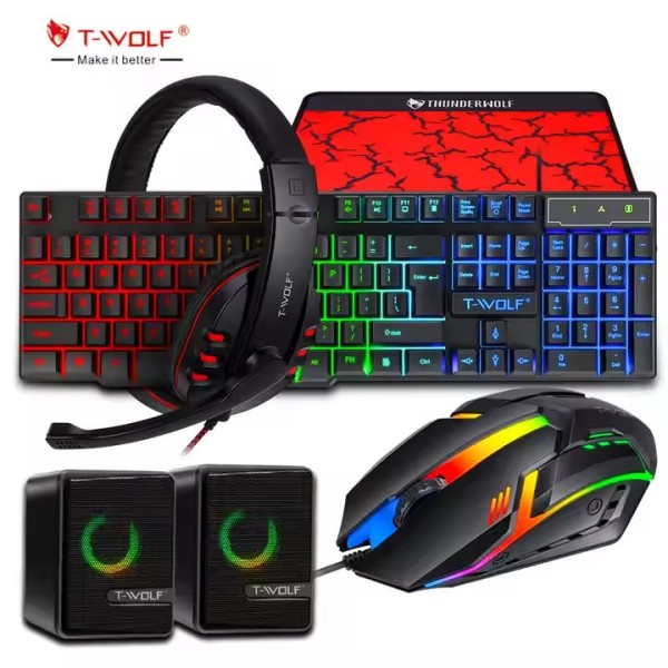 Gaming Combo Supplier - T-WOLF TF850 RGB Backlight