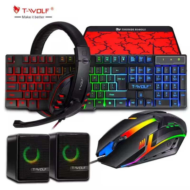 Gaming Combo Supplier - T-WOLF TF850 RGB Backlight