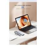 Mini Hub Supplier - 5-in-1 Aluminum Alloy USB-C