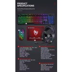 Gaming Kit Manufacturer - T-WOLF TF400 4IN1 Wired