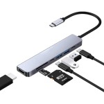 USB C Hub Factory - VIENON Aluminum 8 in 1 SD TF