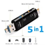 Card Reader Factory - 5 in 1 Multifunction USB 2.0 OTG
