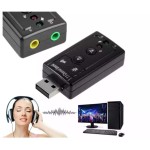 USB Sound Card Manufacturer - White 7.1 Channel Microphone