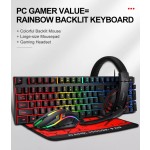 Gaming Combo Factory - TWOLF TF800 RGB 4 in 1