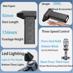 Electric Turbo Fan Factory - 2025 Portable Mini USB Black