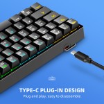 Mechanical Keyboard Manufacturer - Custom 61 Keys Pudding Keycap